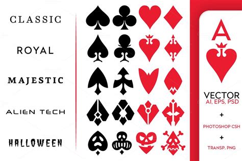 52 card deck symbols